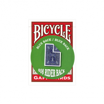 Dobbelt bagsider i Blå/Blå i Bicycle kort