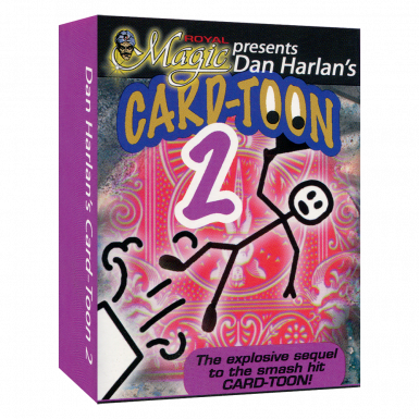 Cardtoon trick 2.0 - det er et super sjovt korttrick der er ligeså sjovt for børn som det er for voksne. Tilskueren kan frit vælge et kort, så rifles kortene igennem og man kan se en lille tegnefilm med en mand der bliver skudt ud af en kanon og så griber